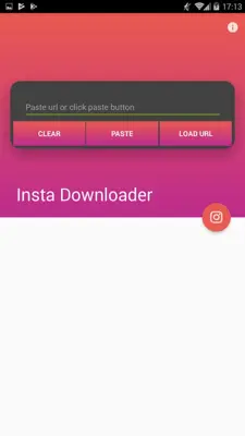 Insta Image&Video Downloader android App screenshot 0